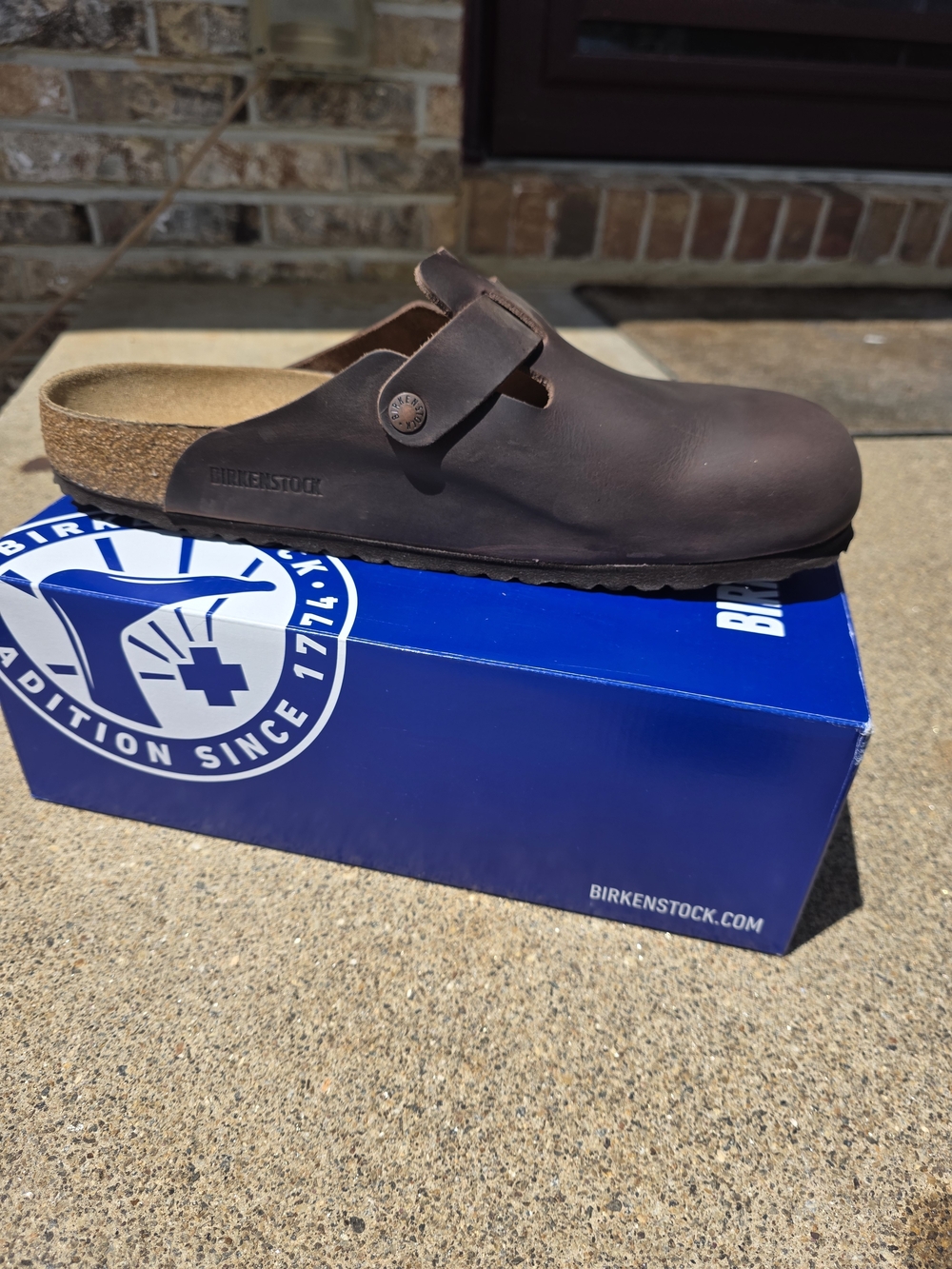 Birkenstock Boston Oiled Leather Habana EU 46 / US Men's 13 - Picture 7 of 9